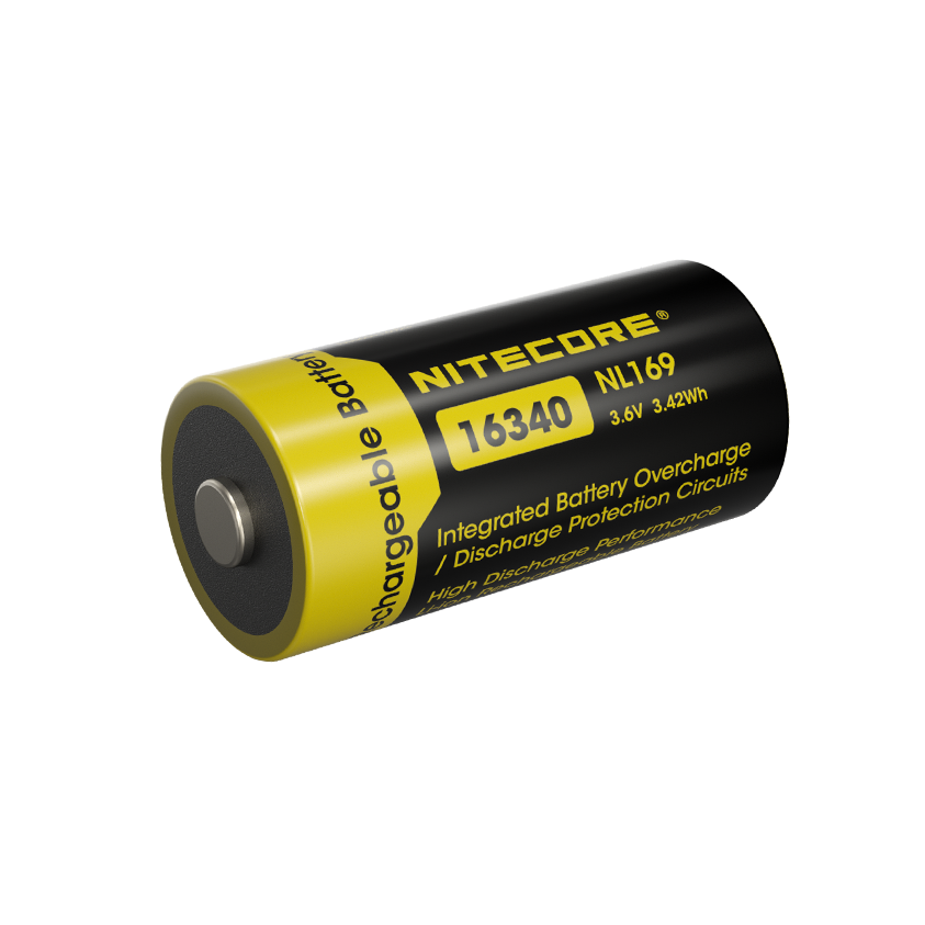 Nitecore Battery NL169 950mAh 3.6V Battery
