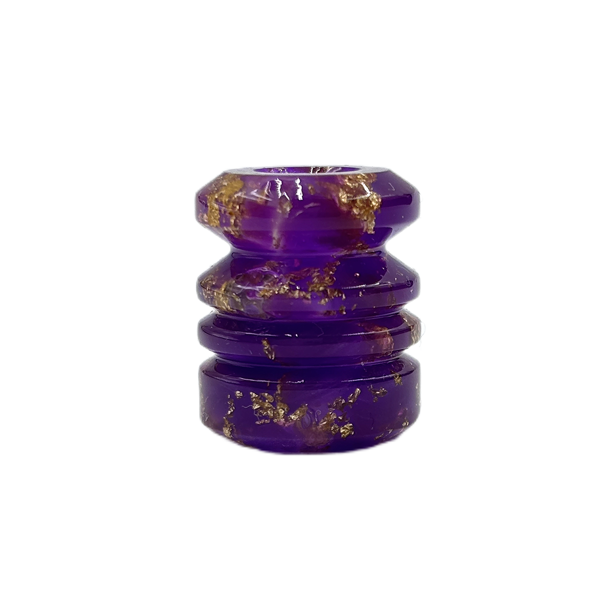 SnakeSword Purple Resin EDC Paracord Lanyard Beads & Accessories 3 pcs