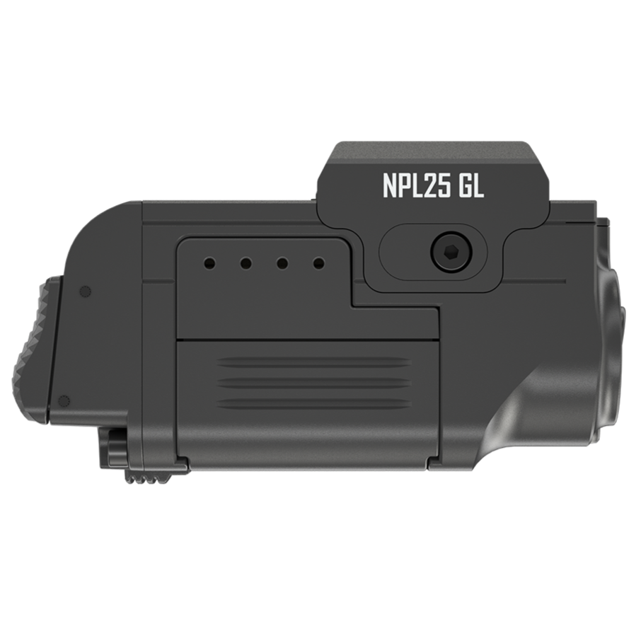 Nitecore NPL25 GL 900 Lumen Rechargeable Mounted Flashlight with Green Laser Sight