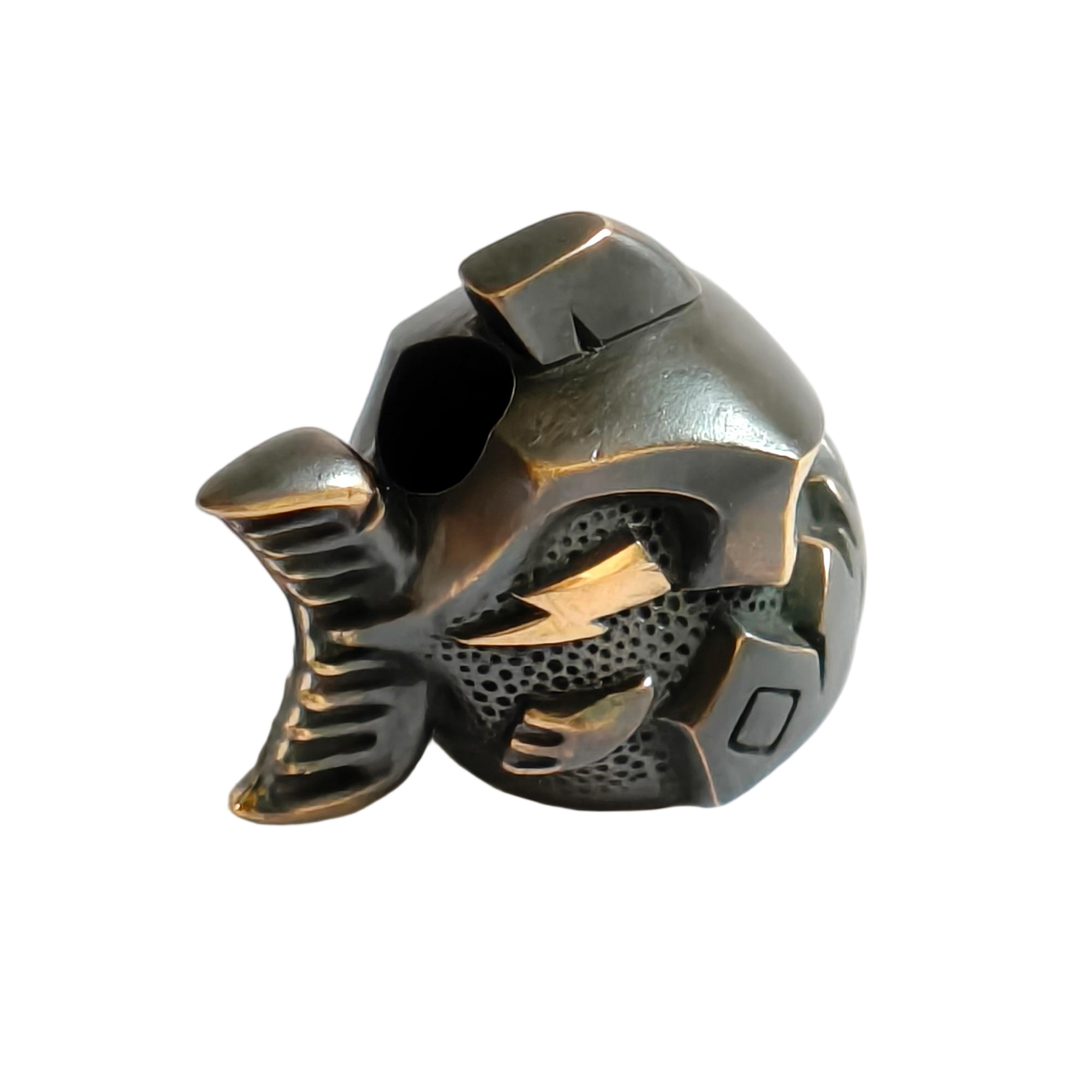 Apeshkov Piranha Bead Paracord Knife Lanyard Bead Bronze Edc Key Chain Bead