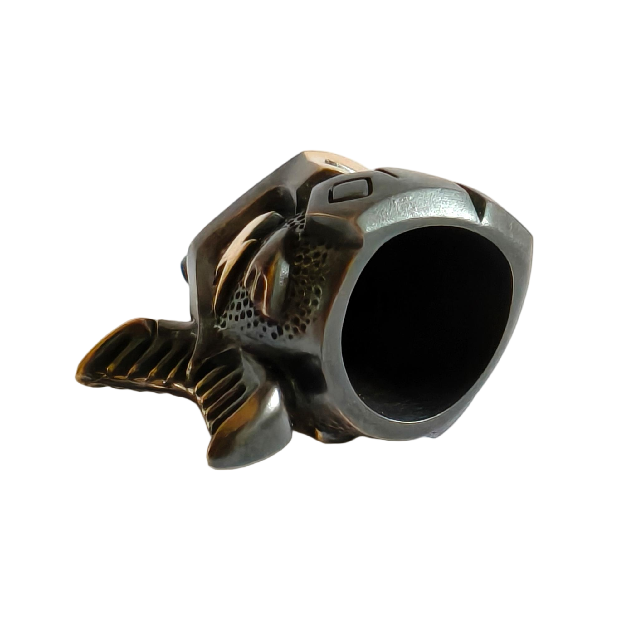 Apeshkov Piranha Bead Paracord Knife Lanyard Bead Bronze Edc Key Chain Bead