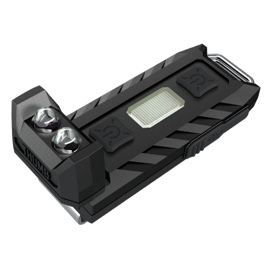 Nitecore Thumb Leo 45 Lumen Clip on Rechargeable Flashlight, UV & Red and Blue
