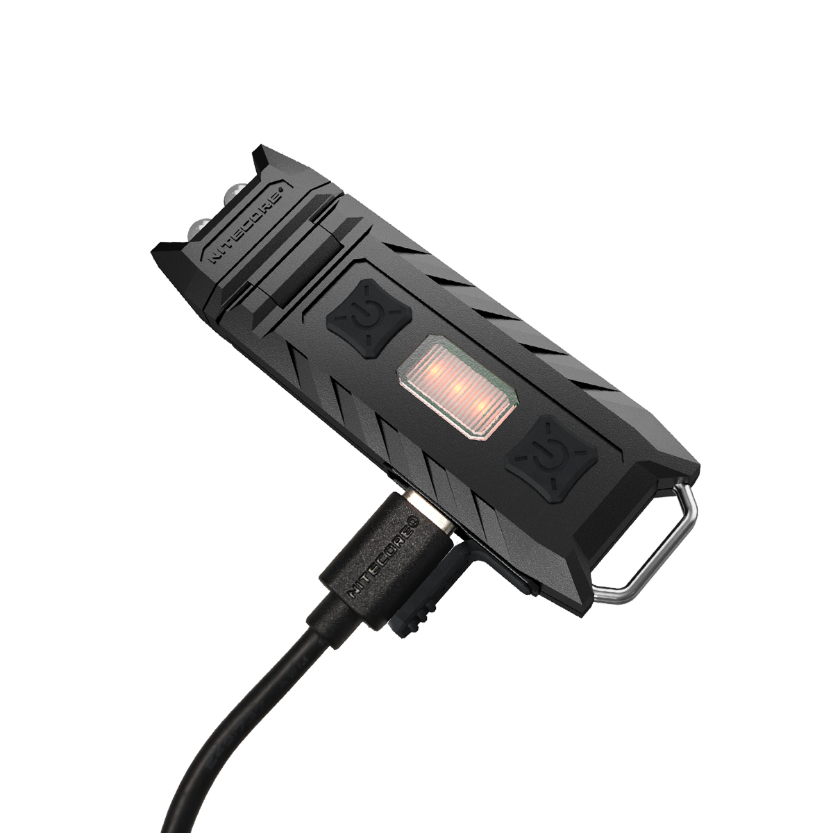 Nitecore Thumb Leo 45 Lumen Clip on Rechargeable Flashlight, UV & Red and Blue