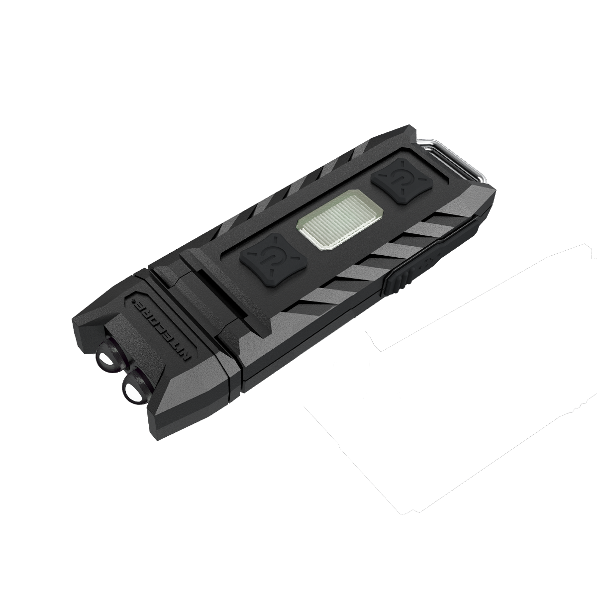 Nitecore Thumb Leo 45 Lumen Clip on Rechargeable Flashlight, UV & Red and Blue