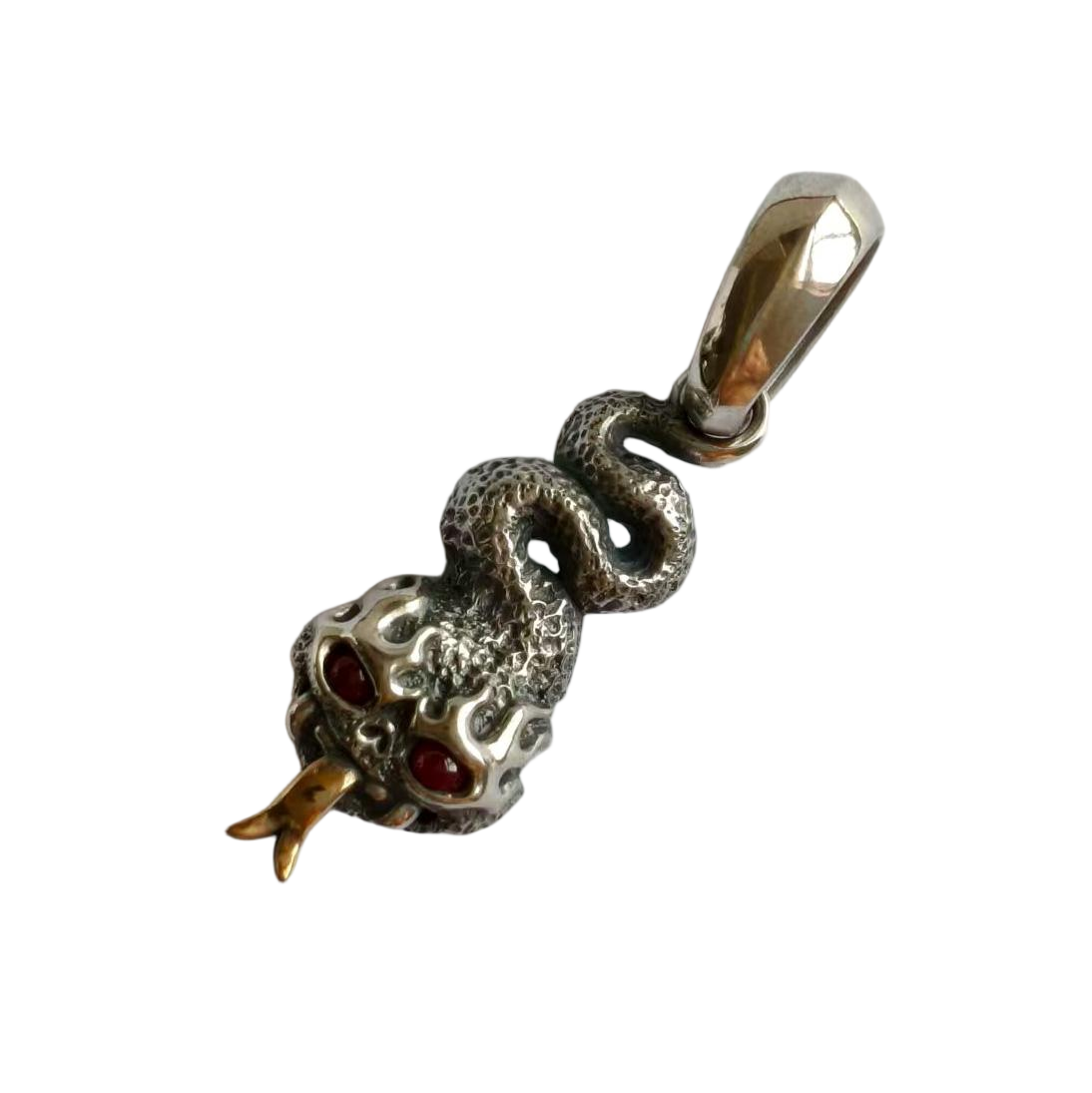 Phase Objects Custom Snake Pendant Sliver Handmake