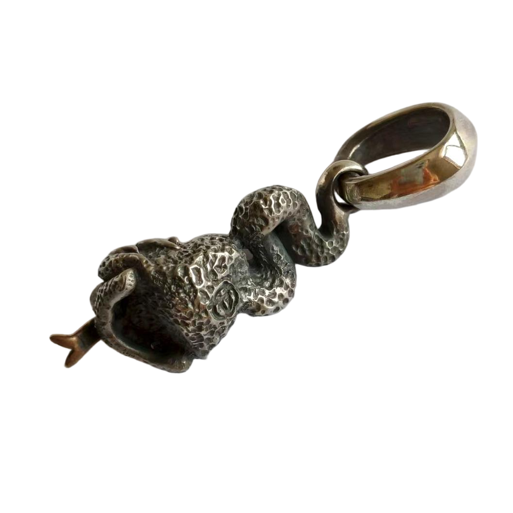 Phase Objects Custom Snake Pendant Sliver Handmake