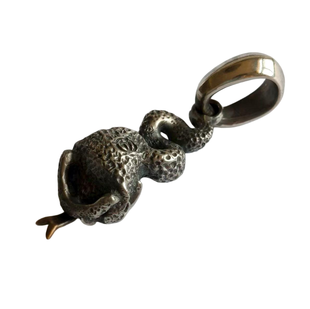 Phase Objects Custom Snake Pendant Sliver Handmake