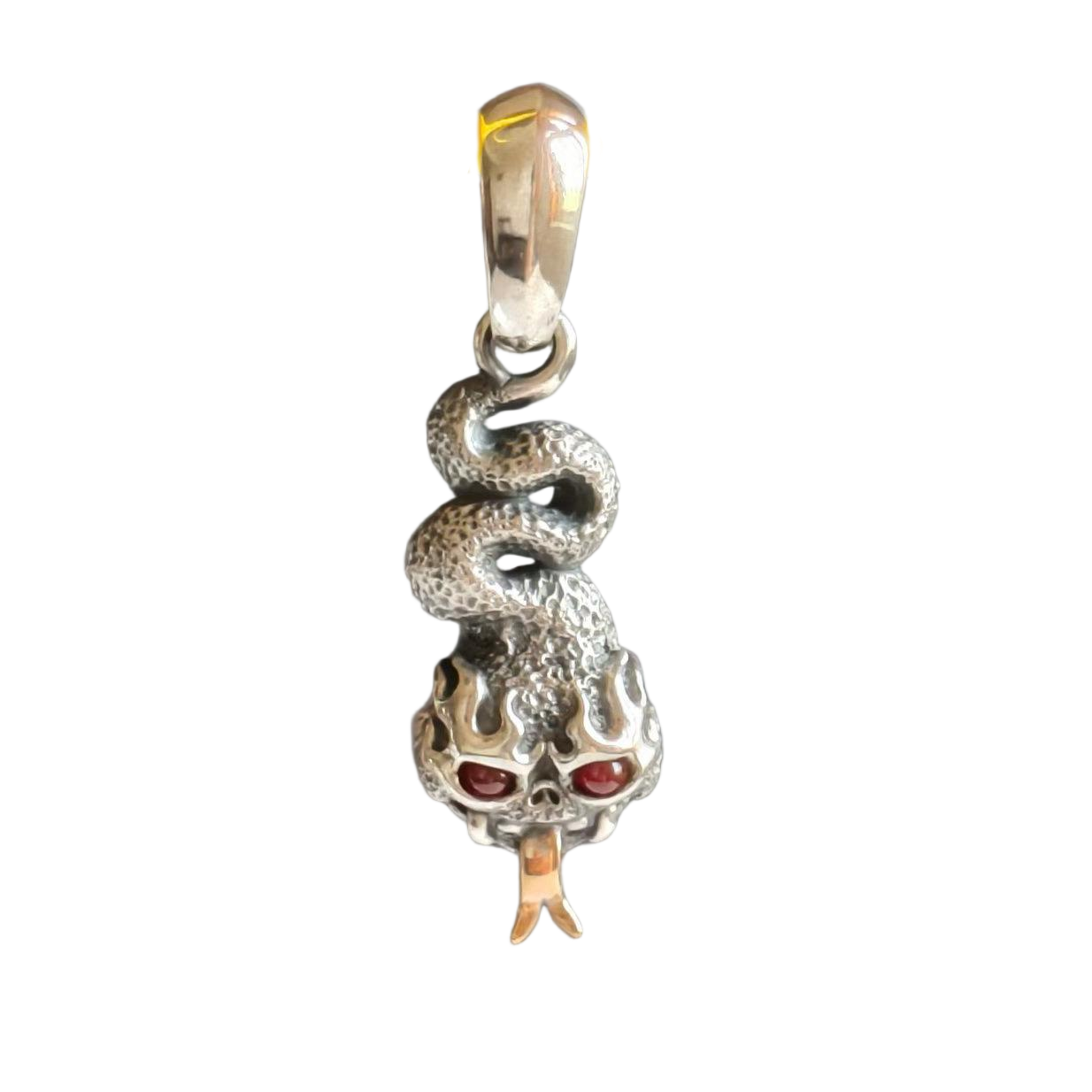 Phase Objects Custom Snake Pendant Sliver Handmake