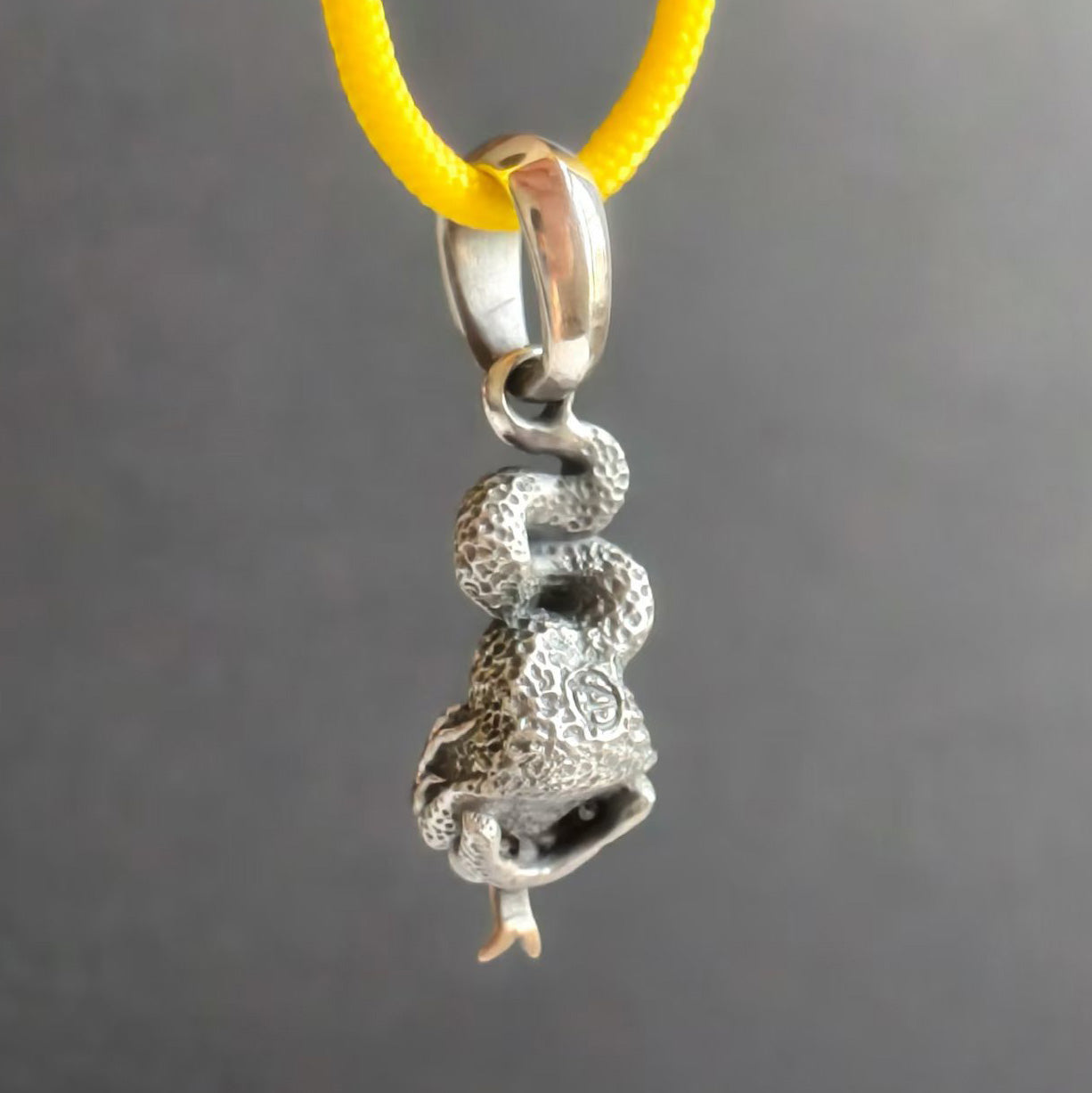 Phase Objects Custom Snake Pendant Sliver Handmake