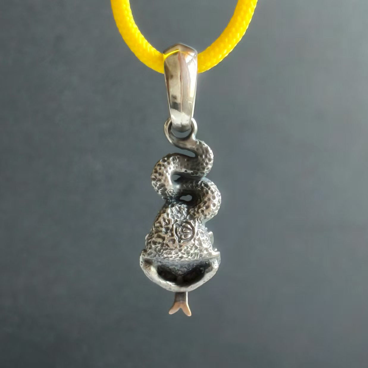Phase Objects Custom Snake Pendant Sliver Handmake