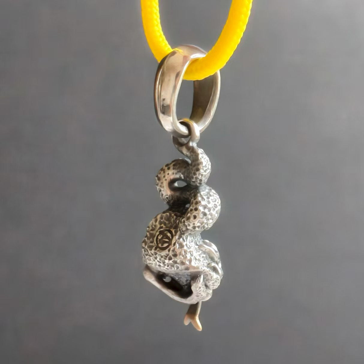 Phase Objects Custom Snake Pendant Sliver Handmake