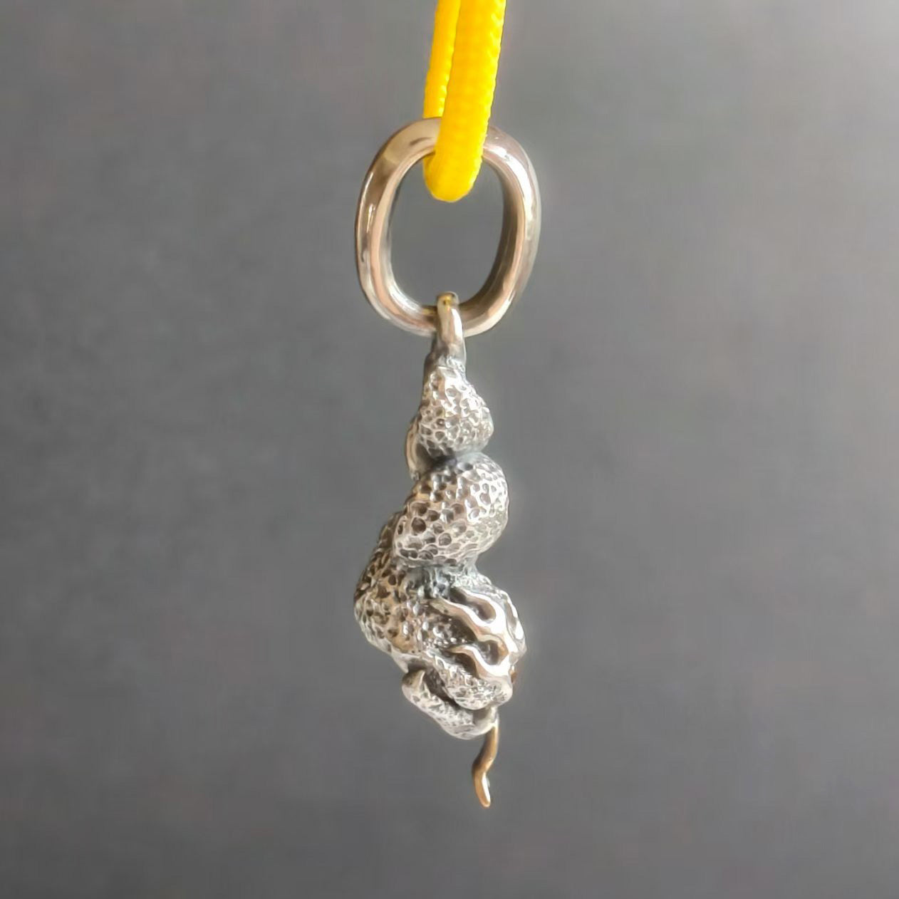 Phase Objects Custom Snake Pendant Sliver Handmake