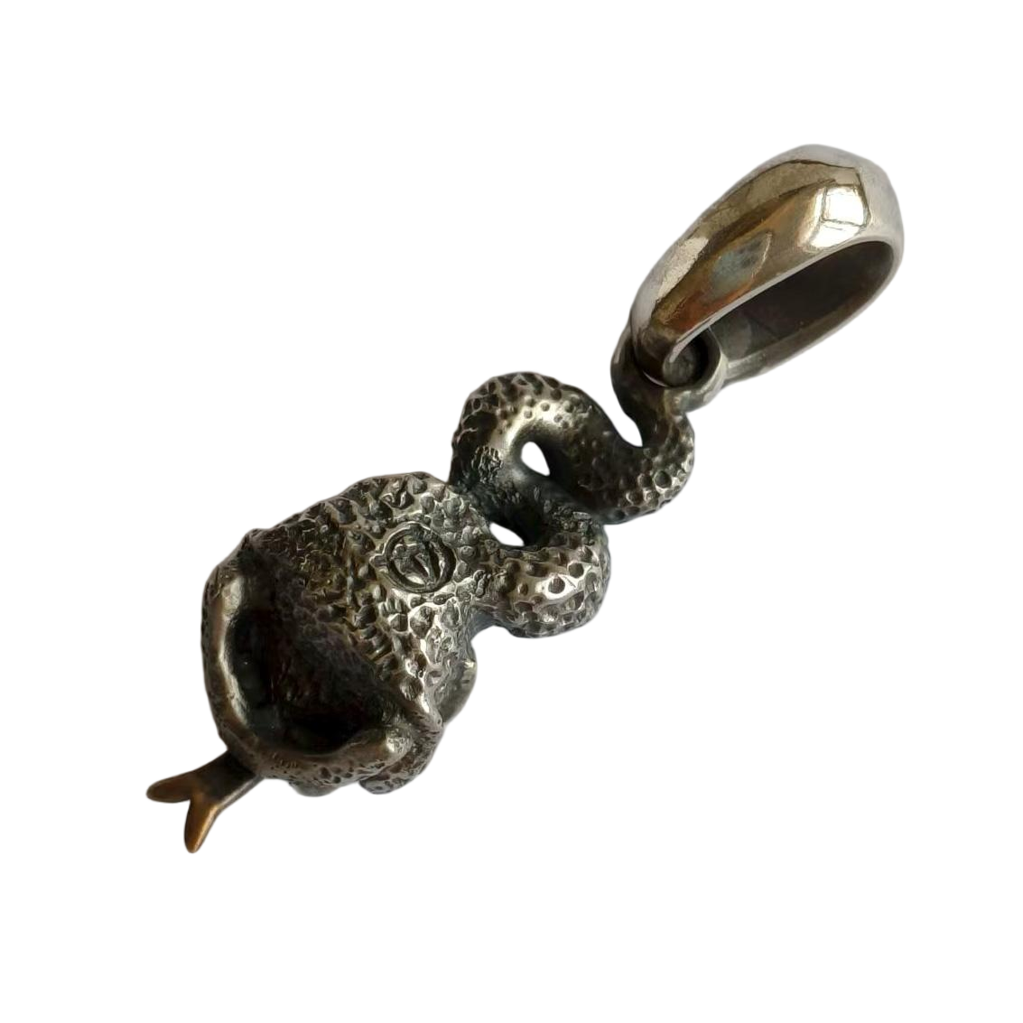 Phase Objects Custom Snake Pendant Sliver Handmake
