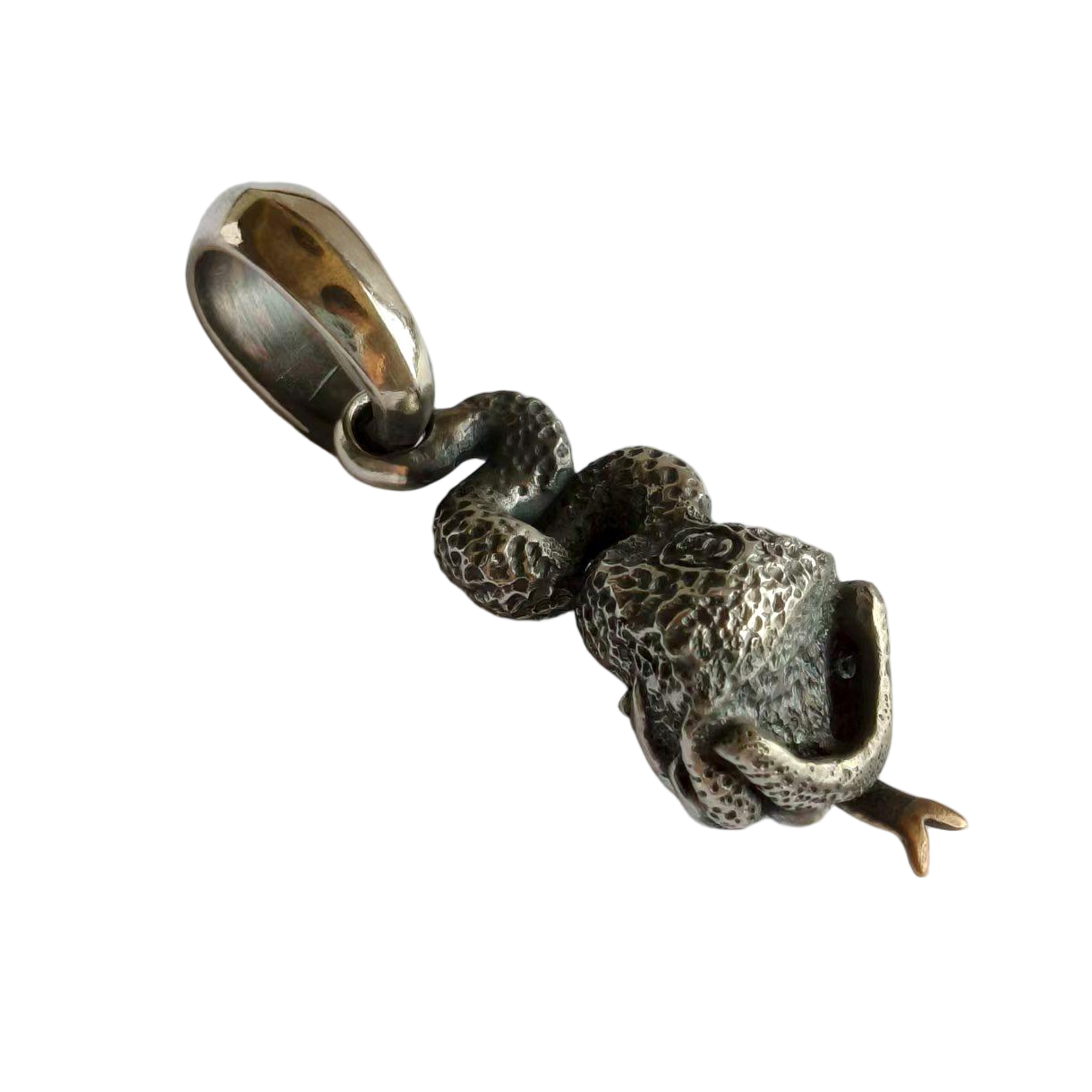 Phase Objects Custom Snake Pendant Sliver Handmake