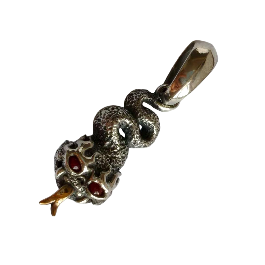 Phase Objects Custom Snake Pendant Sliver Handmake