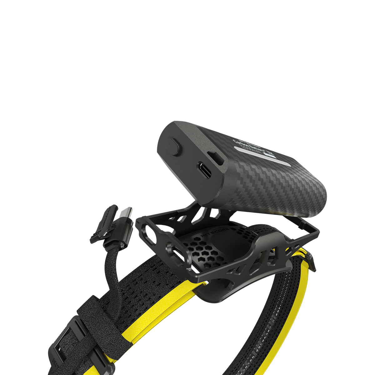 Nitecore CARBO12K Carbon Battery  Extended Headlamp Runtime Kit for NU45, NU53, HC65 UHE, and More