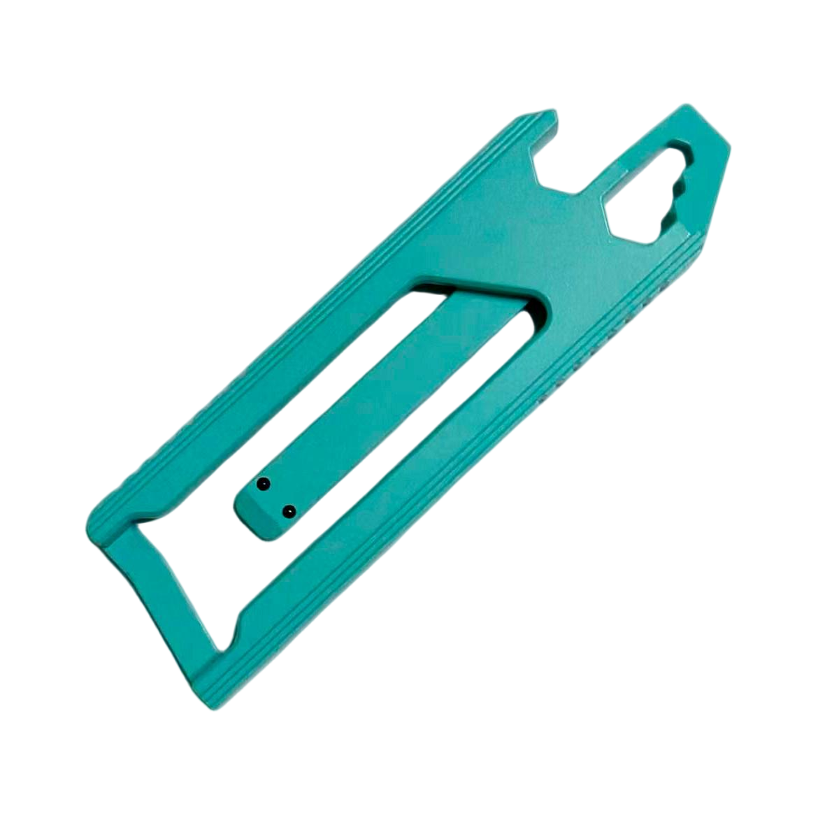 SnakeSword Honey Badger II Pro Titanium Integrated Utility knife Tiffany Blue