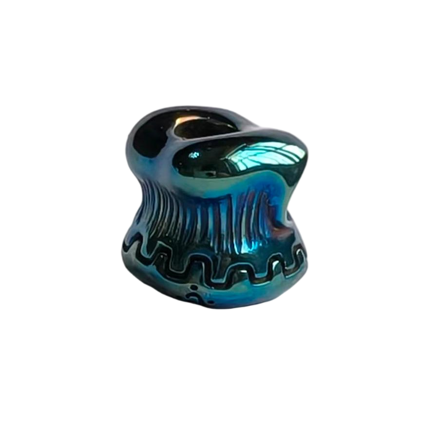 Apeshkov Beads MOSOL Cobalt Custom Knife lanyard bead Handmake