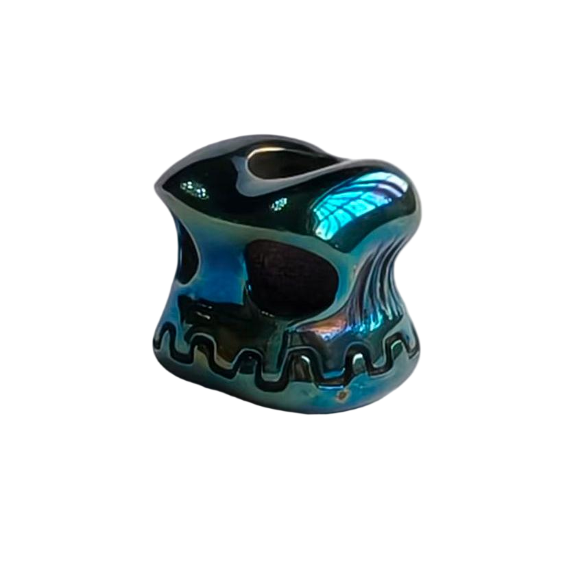 Apeshkov Beads MOSOL Cobalt Custom Knife lanyard bead Handmake