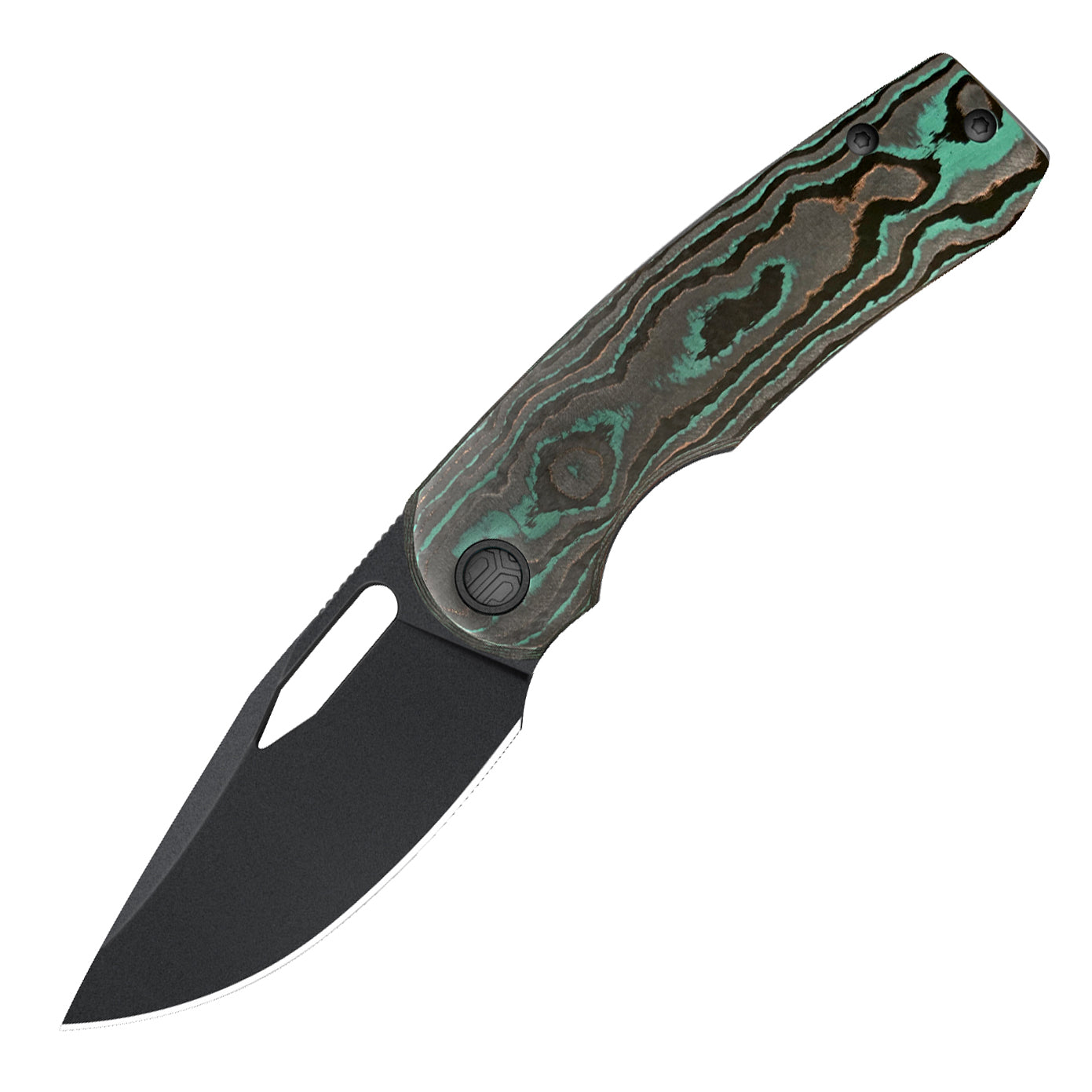 Bestech Kriya BT2606A M398 Blade Carbon Fiber + Titanium Handle Frame Lock Folding Knife