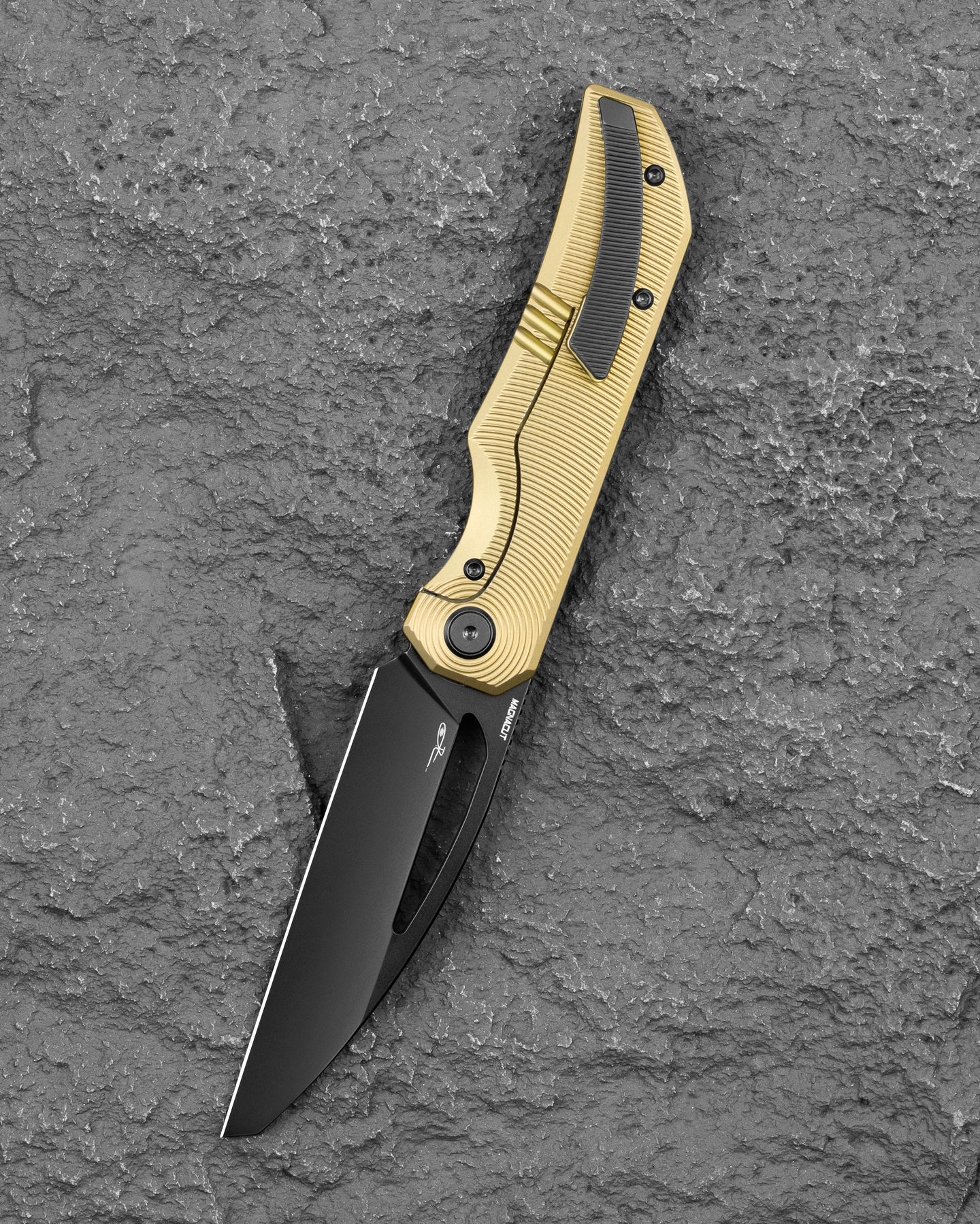 Bestech Taipan BT2503B MagnaCut Blade Titanium Handle Frame Lock Folding Knife