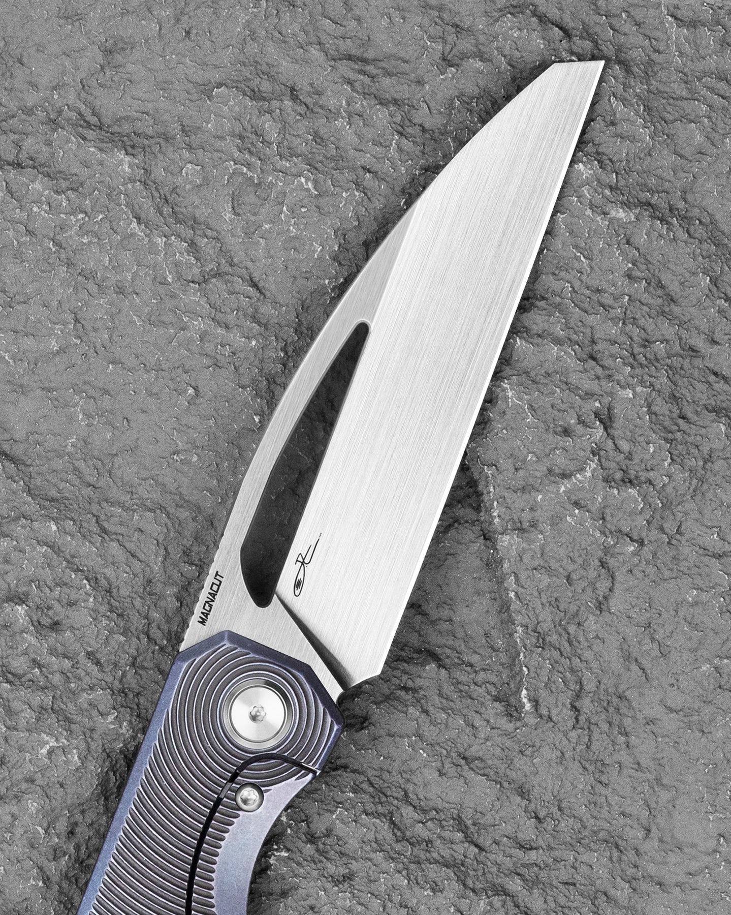 Bestech Taipan BT2503D MagnaCut Blade Titanium Handle Frame Lock Folding Knife