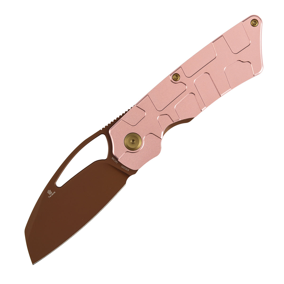 Tenable Goblin L B3016A1 Rose Gold 14C28N Blade Rose Gold Aluminum Handle Liner Lock Folding Knife