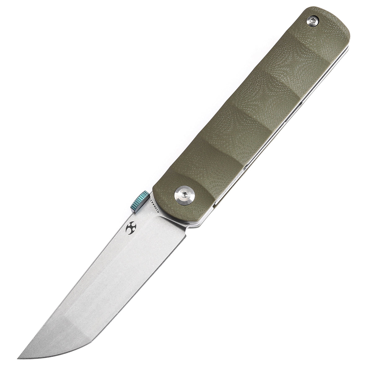 Kansept BTF K1064A1 CPM-S35VN Blade Green G10 Handle Edc Flipper Knife