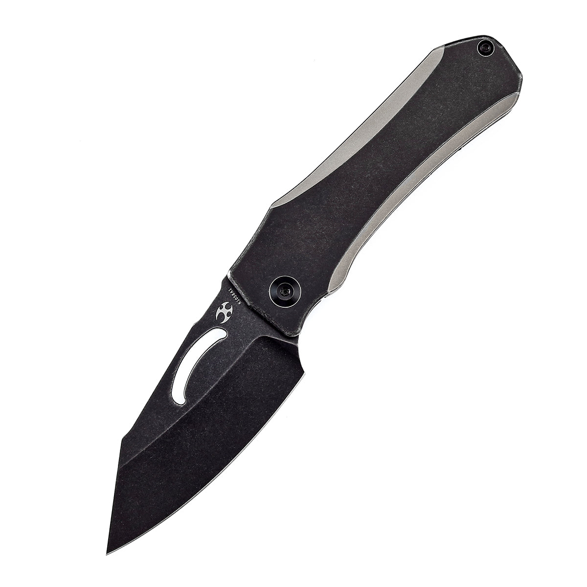 Kansept Loki Flipper Knife K1058A1 CPM-S35VN Blade Titanium Handle Thumb Hole Knife