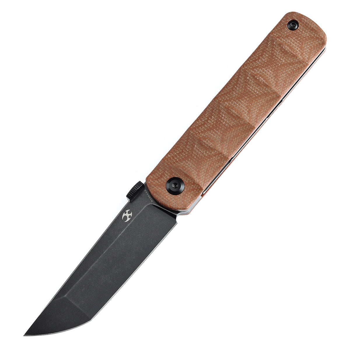Kansept BTF K1064A5 CPM-S35VN Blade Brown Micarta Handle Edc Flipper Knife
