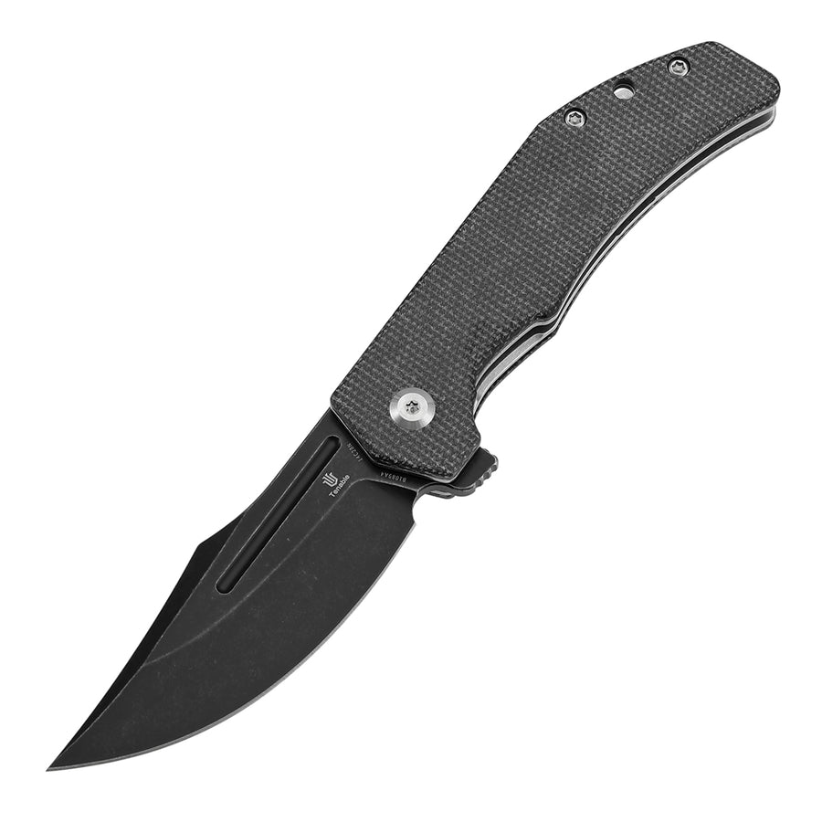 Tenable Orion B1089A4 14C28N Blade Black Micarta Handle Liner Lock Folding knife