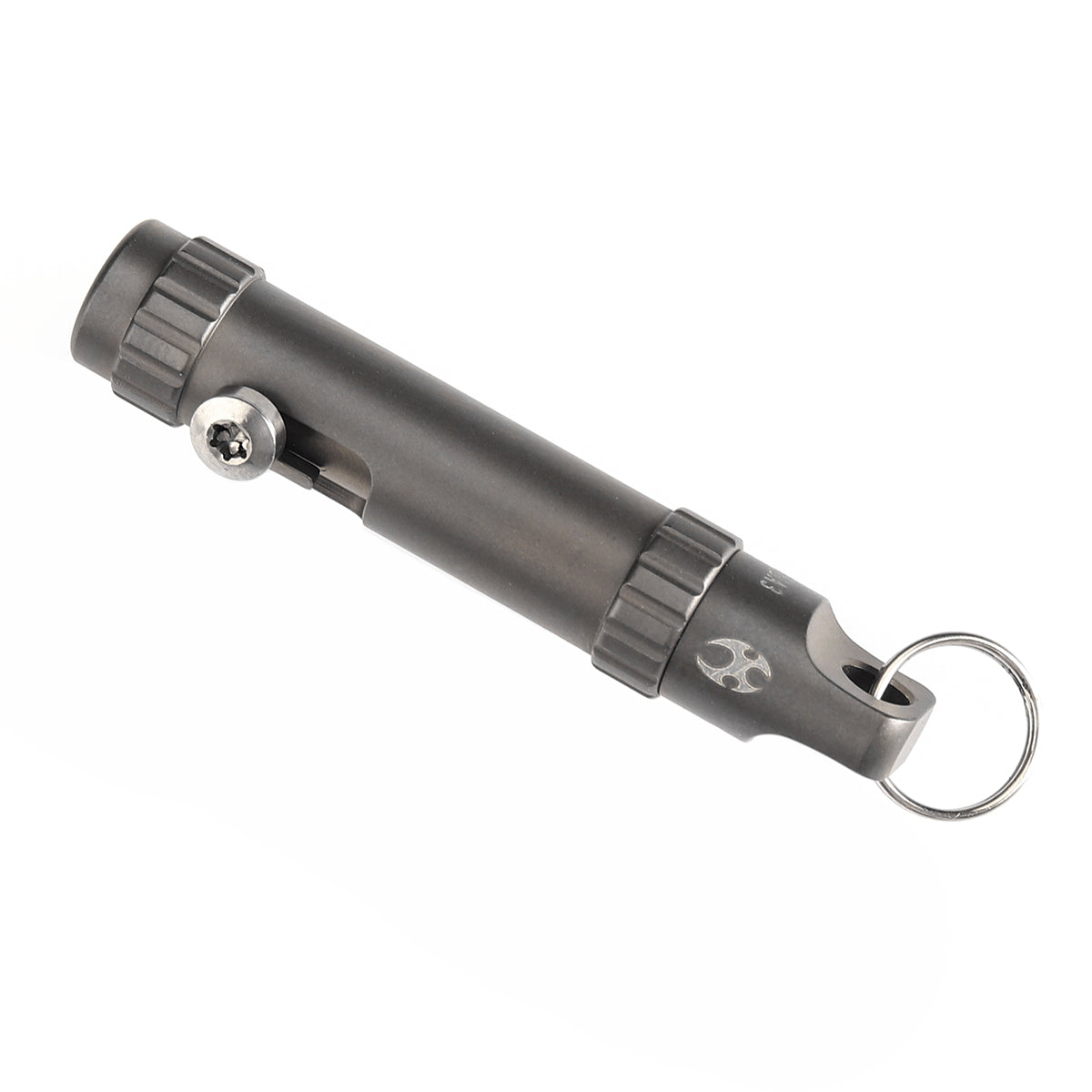 Kansept EDC Bolt Fidget G013A3 Bronze Titanium with Bolt Mechanism for Stress Relieving with Key Chain for Lanyard Hole