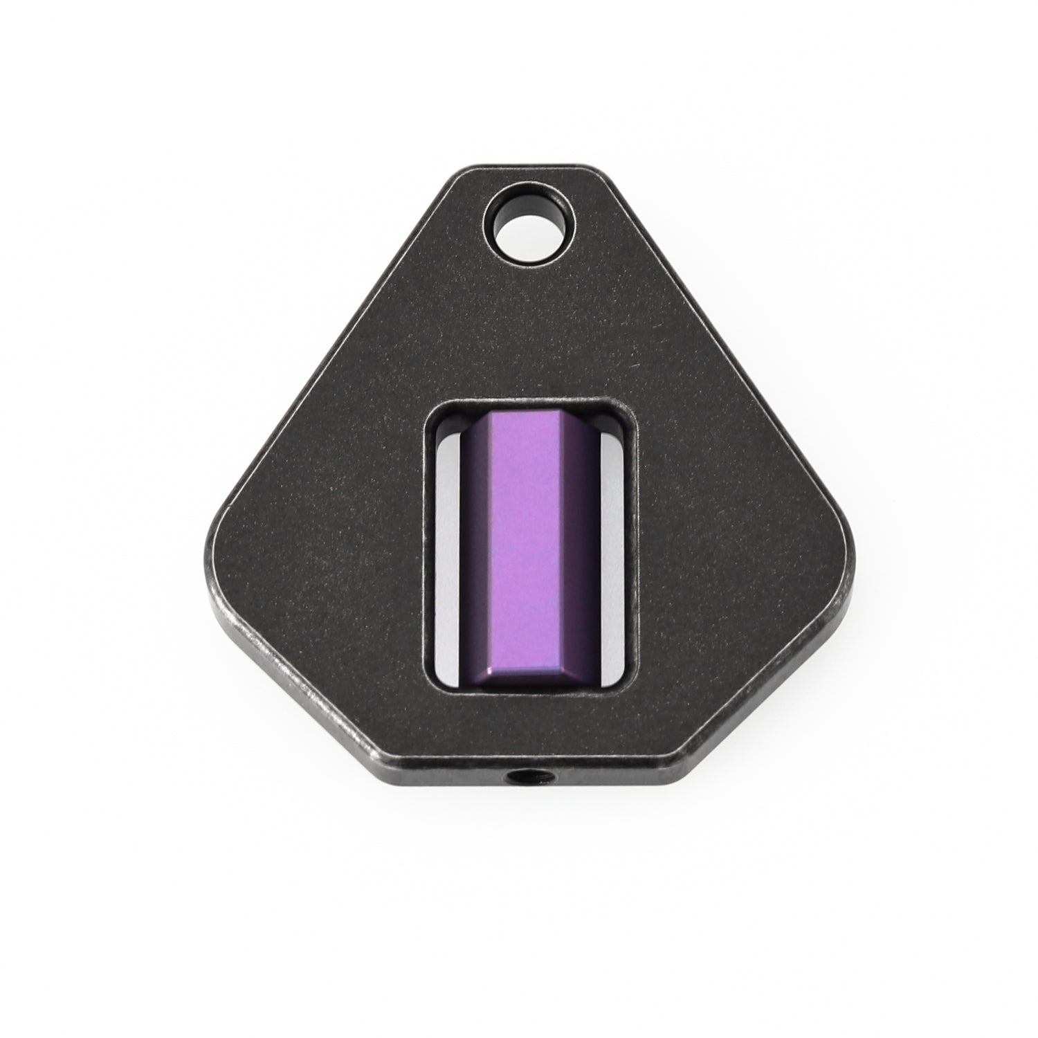 Kansept Titanium Twister G012A3 – Blackwash Ti with Antique Purple Anodized Spinner EDC Fidget Tool for Everyday Stress Relief