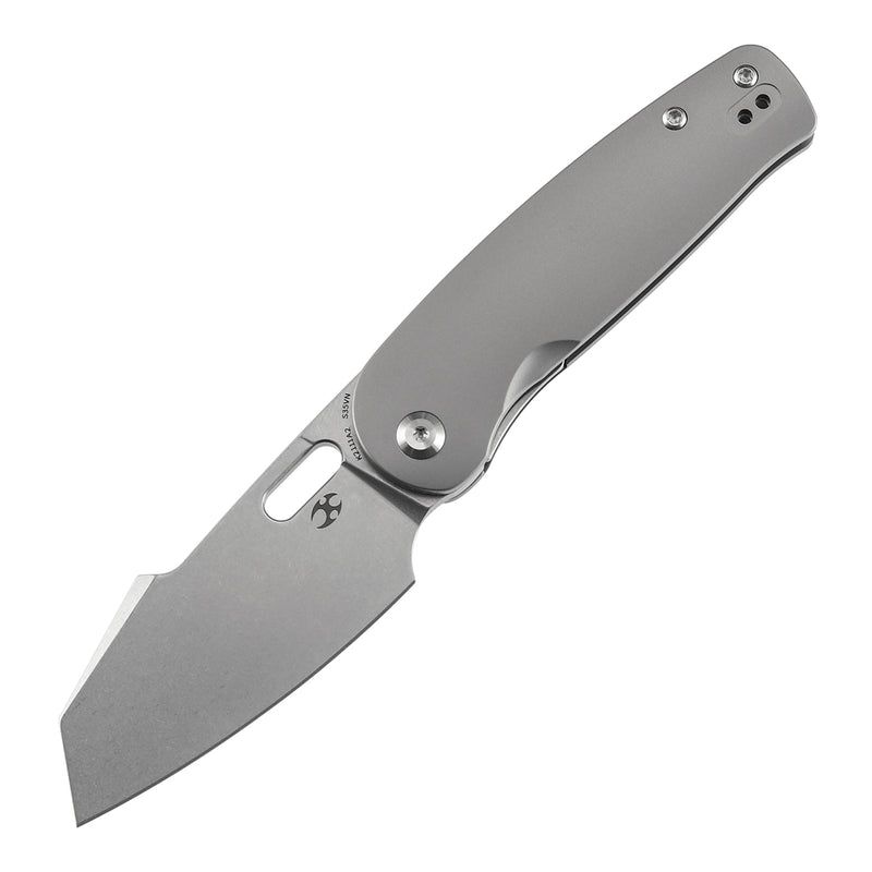 Kansept Orlok K2111A2 CPM-S35VN Blade Titanium Handle Nested Liner Lock Folding Knives