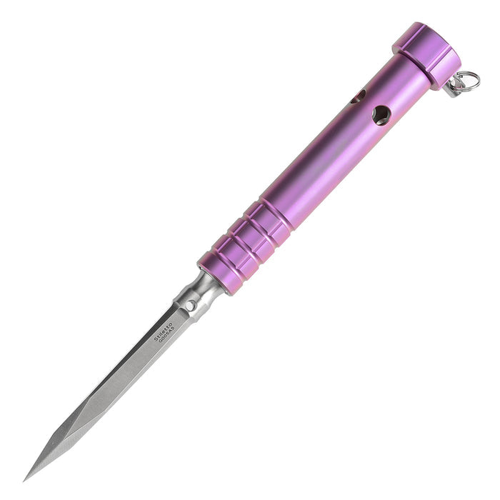 Kansept Stiletto G005A5 5CR13 Steel Purple Anodized Titanium EDC Tool Ice Pick