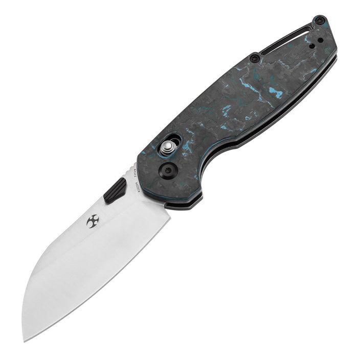 KANSEPT Model 6 K1022V4 CPM S35VN Blade Carbon Fiber Handle Crossbar Lock Knife