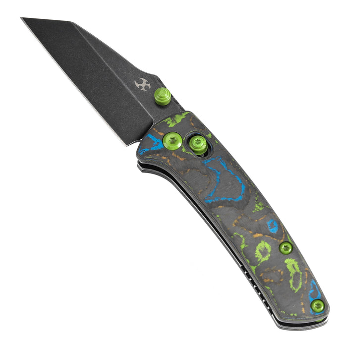 KANSEPT Little Main Street K2015V4 CPM S35VN Blade Camo Carbon Fiber Handle Cross Bar Lock