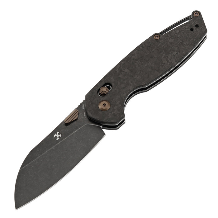KANSEPT Model 6 K1022V1 CPM S35VN Blade Carbon Fiber Handle Crossbar Lock Knife