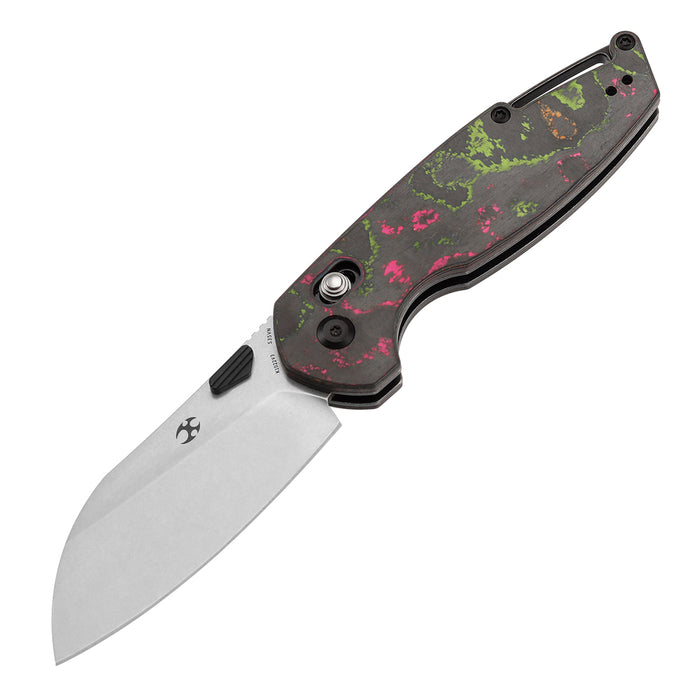 KANSEPT Model 6 K1022V3 CPM S35VN Blade 80S Carbon Fiber Handle Crossbar Lock Knife