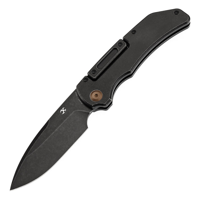 KANSEPT Hazard K1104H3 CPM-S35VN Blade Blackwash Titanium Handle Bali Lock Knife