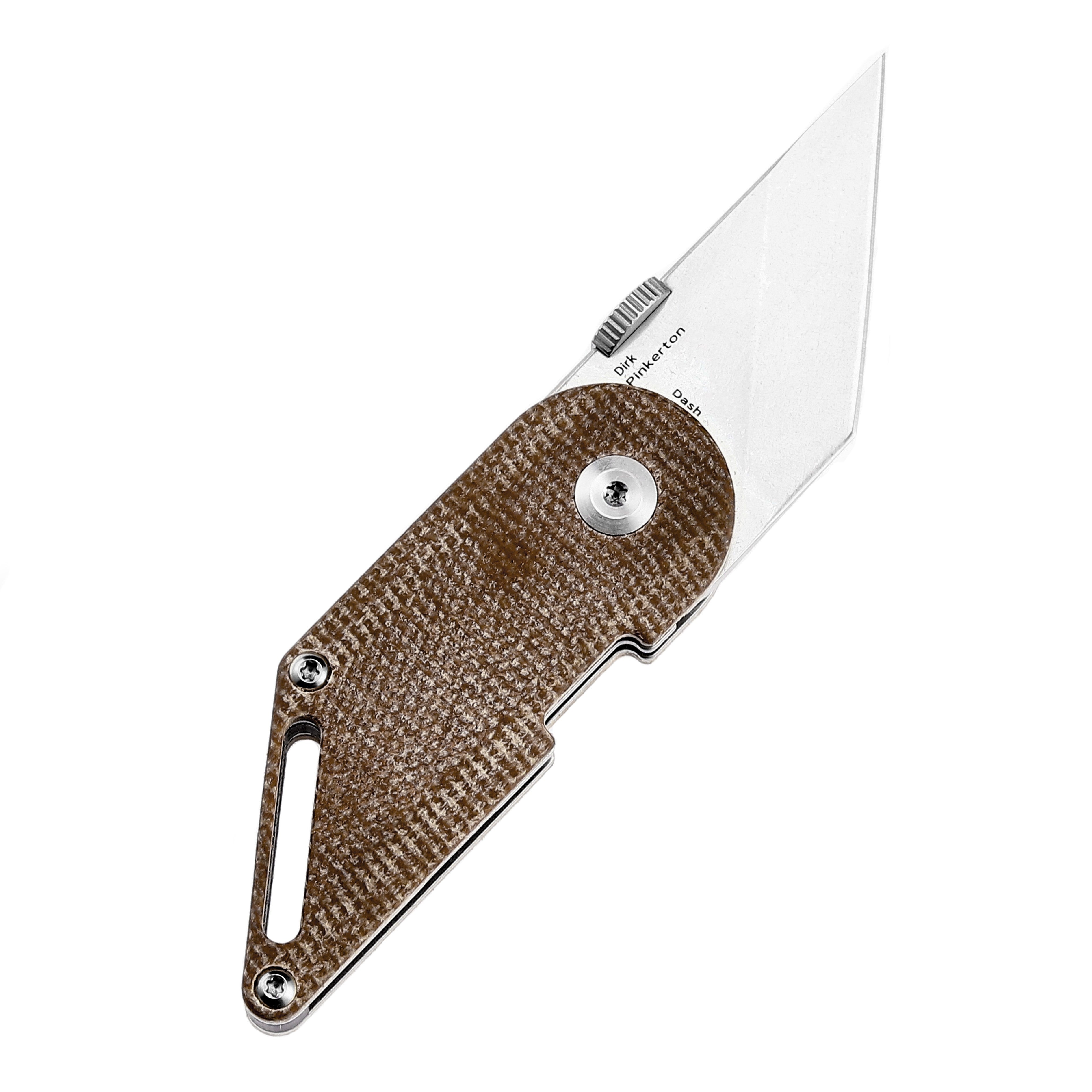 Kansept Knives Dash T3045A6 154CM Blade Micarta Liner Lock Edc Knives