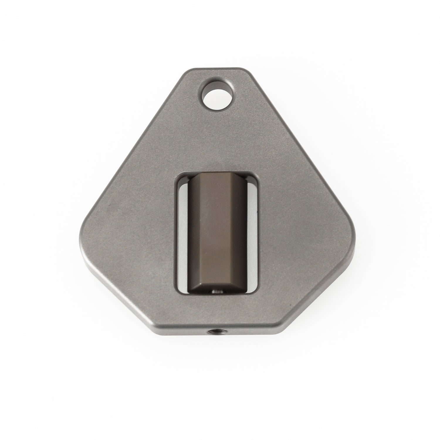 Kansept Titanium Twister G012A1 – Raw Ti with Antique Bronze Spinner EDC Fidget Tool for Everyday Stress Relief