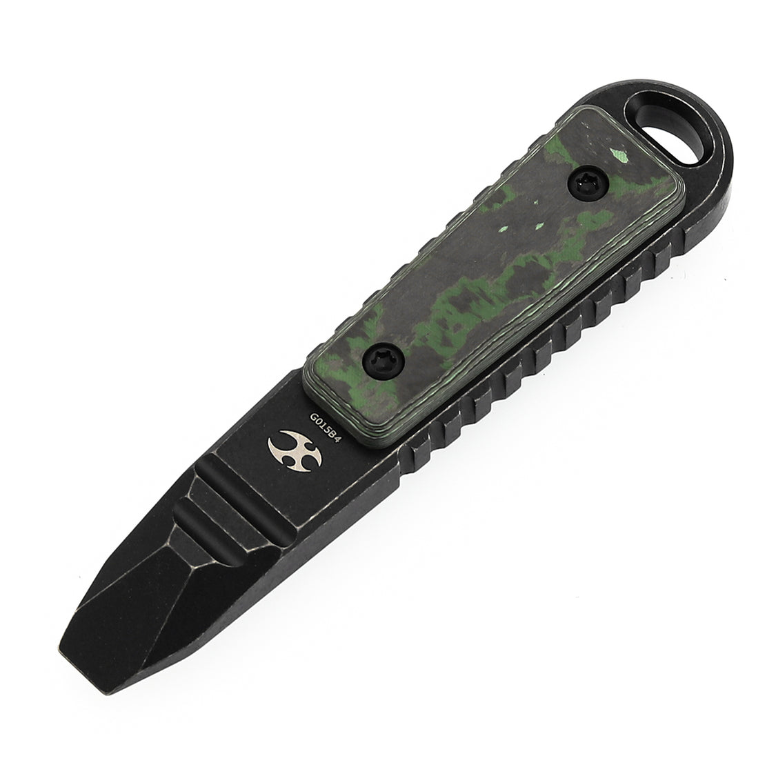 Kansept Kursor G015B4 Blackwash Titanium+Jungle Wear Fatcarbon EDC Tool
