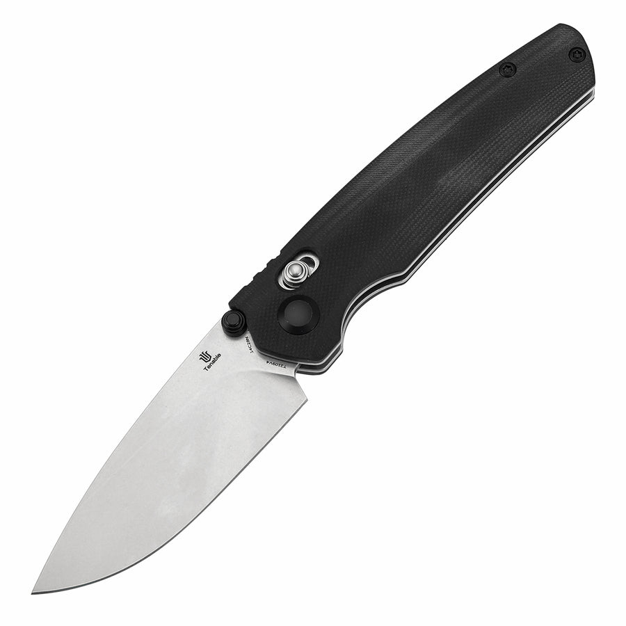 Tenable Raven T2109V4 14C28N Blade Black G10 Handle Cross Bar Lock Folding Knife