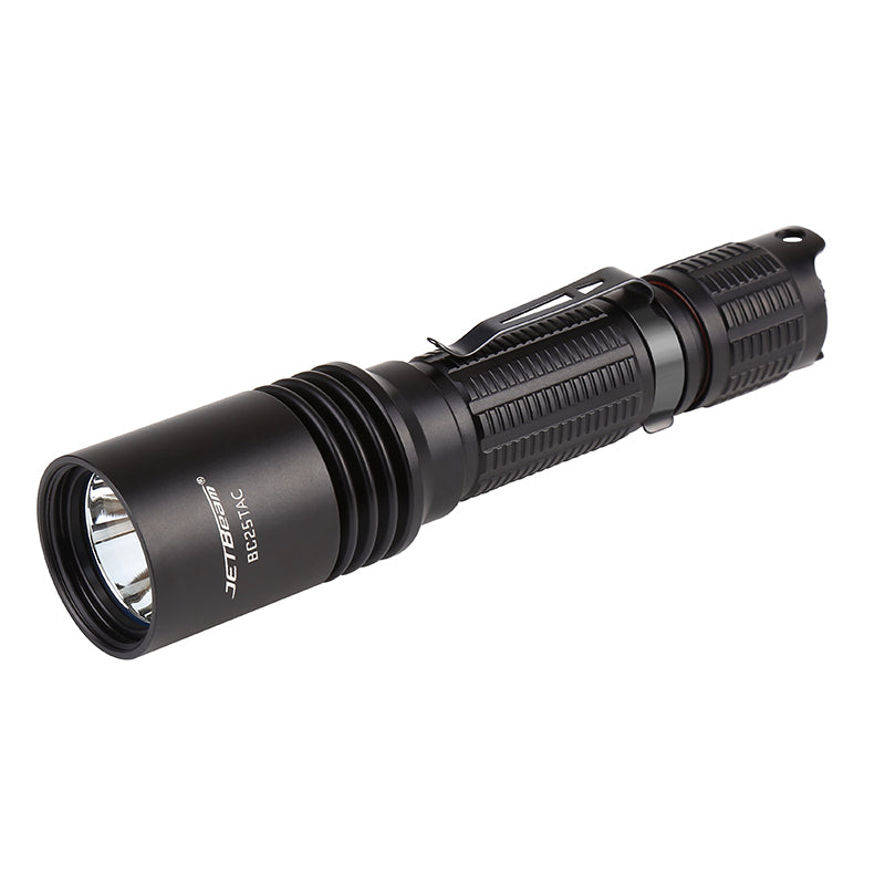 Jetbeam BC25TAC 2000 Lumens Tactical Flashlight Rechargeable