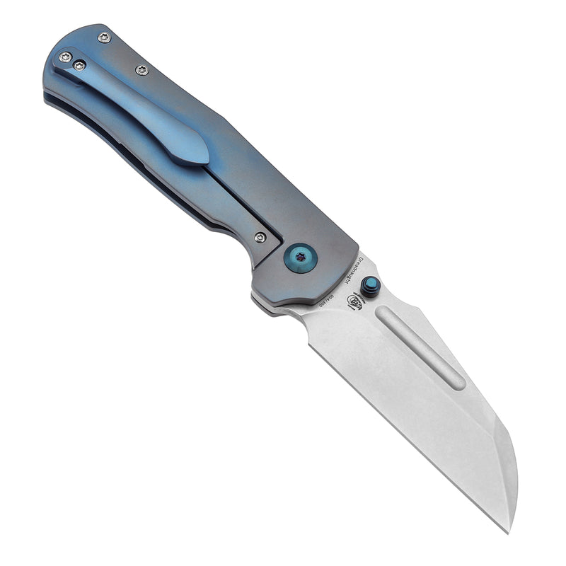 Kansept Dreadnaught K1082A5 CPM-S35VN Blade Titanium Handle Frame Lock Knife