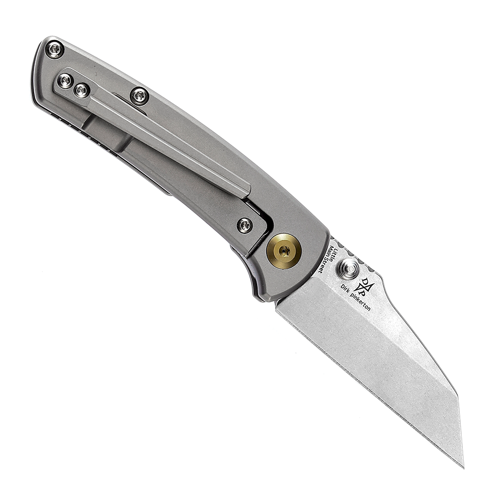 Kansept Little Main Street Flipper Knife K2015A1 CPM-S35VN Blade Titanium Handle