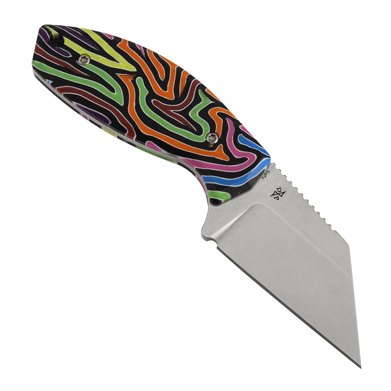 Kansept Siafu G016A3 D2 Blade Arcade Pattern G-mascus Handle Fixed Blade Knife