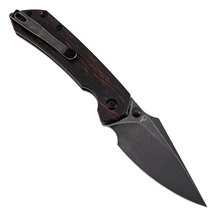 Tenable Fenrir T1034F1 14C28N Blade G-mascus Handle Button Lock Folding Knife