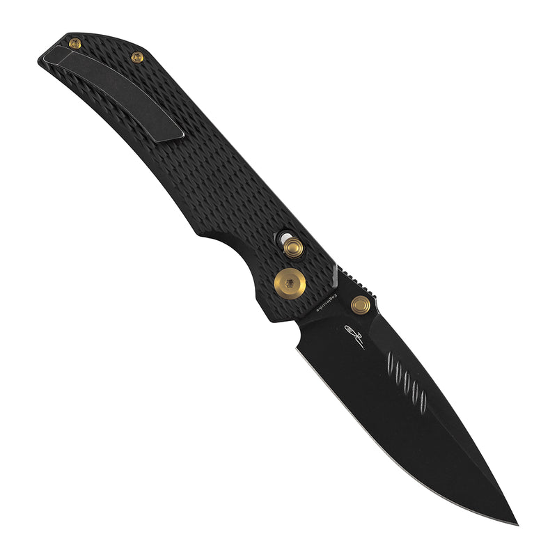 Kansept Eaglestrike K1095V6 CPM-S35VN Blade Titanium Handle Crossbar Lock Folding Knife